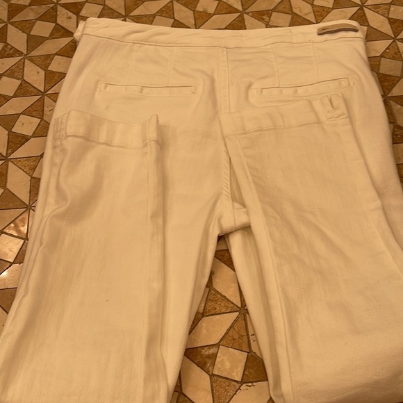 Anthropologie Pilcro 27 High-Rise Denim Leggings White Cropped Side Zip Closure - Picture 7 of 10